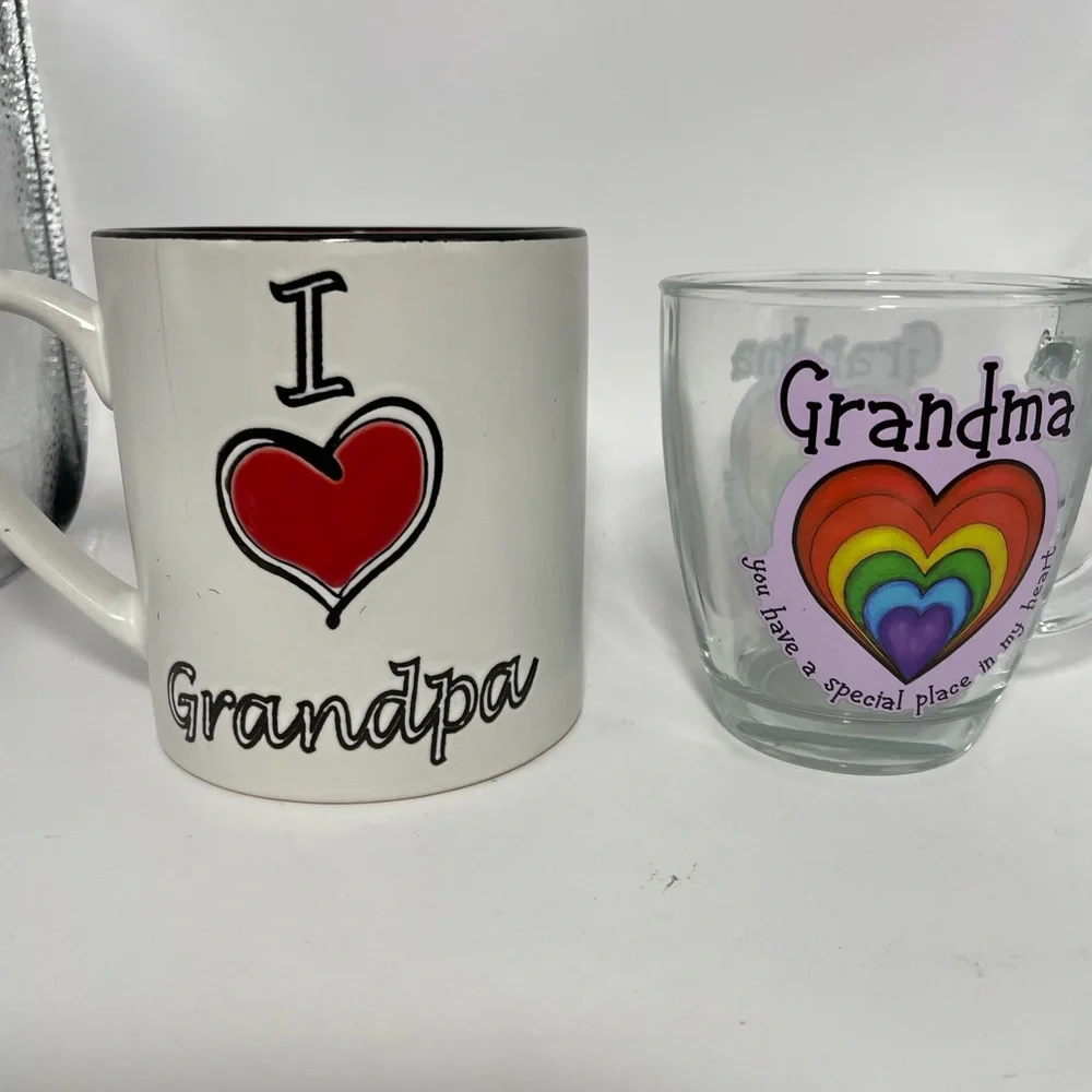 Coffee cup set Grandpa & Grandma Cups